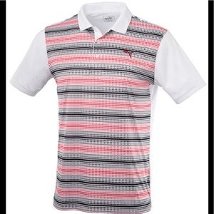 Puma Par Stripe Polo size Medium